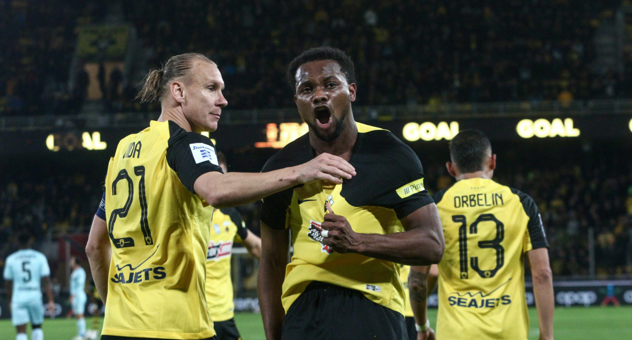 Ο Λιβάι Γκαρσία σε αγώνα με την ΑΕΚ τη σεζόν 2024/25 / Πηγή: Eurokinissi