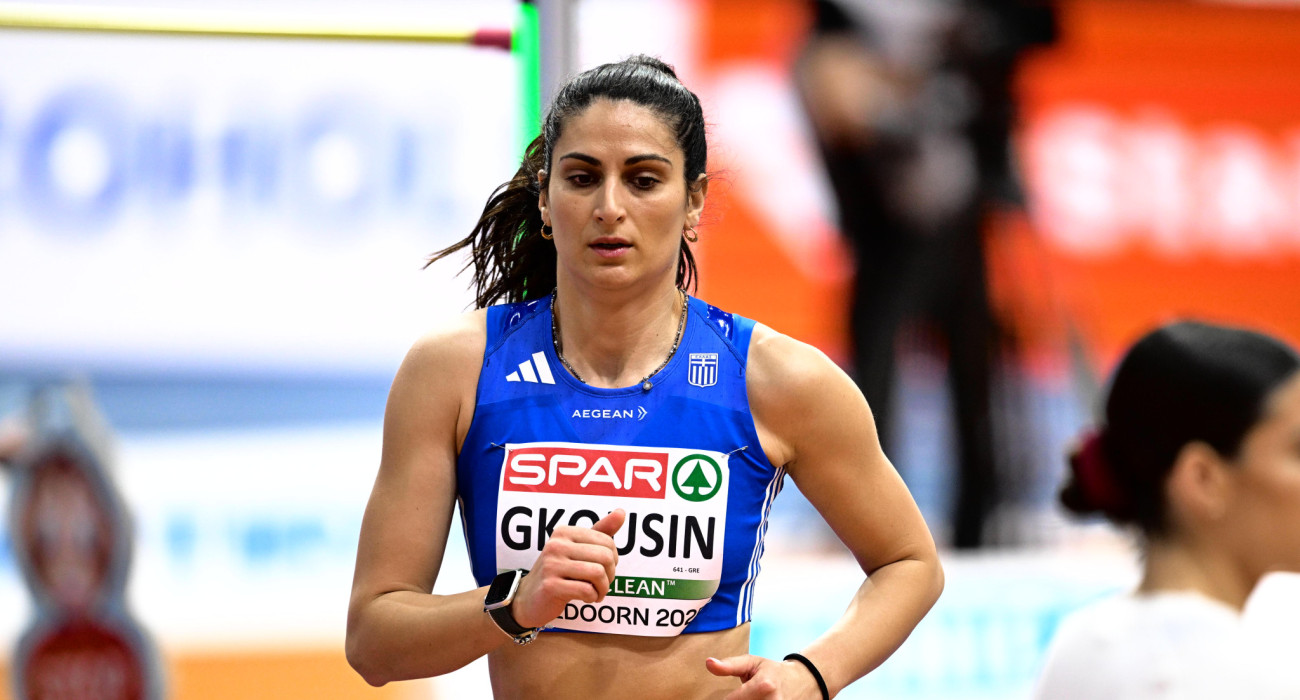 Η Τατιάνα Γκούσιν στο Ευρωπαϊκό Πρωτάθλημα κλειστού του Άπελντοορν το 2025 / Πηγή: Eurokinissi