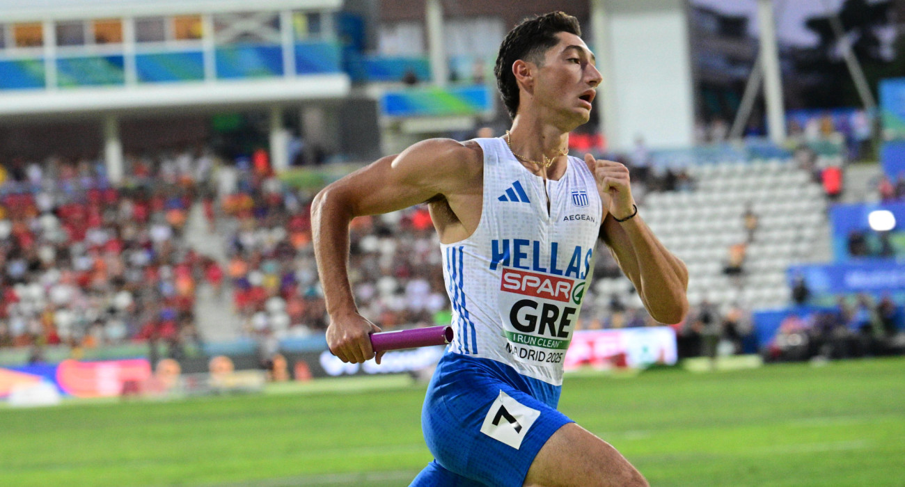 Ο Γιώργος Φρανκς στο Ευρωπαϊκό Πρωτάθλημα ομάδων στίβου στη Μαδρίτη / Πηγή: Eurokinissi