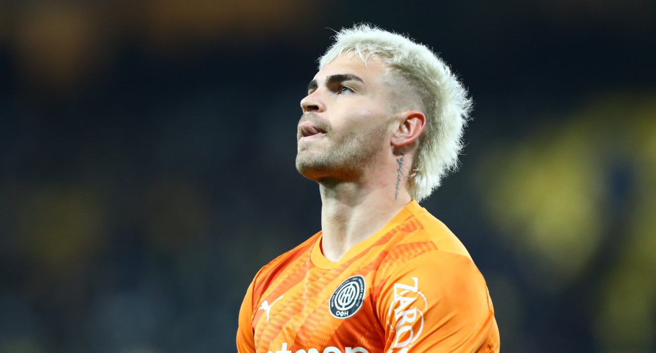 Ο Τιάγκο Νους με τη φανέλα του ΟΦΗ πρωταγωνιστεί φέτος στα γήπεδα / Πηγή: Eurokinissi