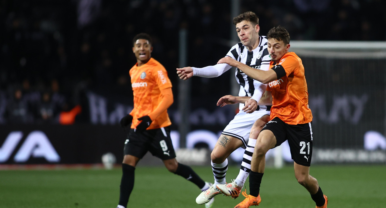 Στιγμιότυπο από την αναμέτρηση ΠΑΟΚ - ΟΦΗ στο πρωτάθλημα / Πηγή: Eurokinissi