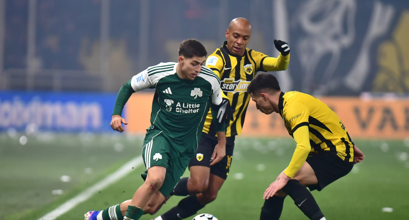 Στιγμιότυπο από την αναμέτρηση ΑΕΚ - Παναθηναϊκός / Πηγή: Eurokinissi