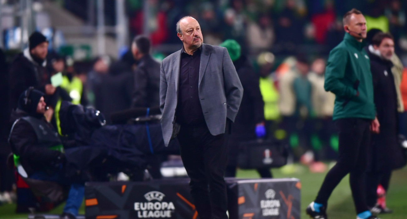 Ο Ράφα Μπενίτεθ στην αναμέτρηση του Παναθηναϊκού με την Φερεντσβάρος / Πηγή: Eurokinissi