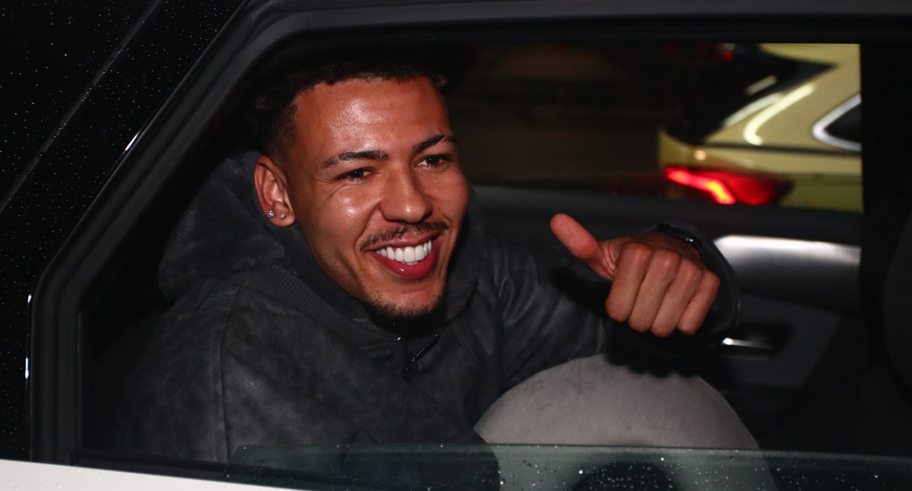 Ο Κλέιτον κατά την άφιξή του / Πηγή: Eurokinissi