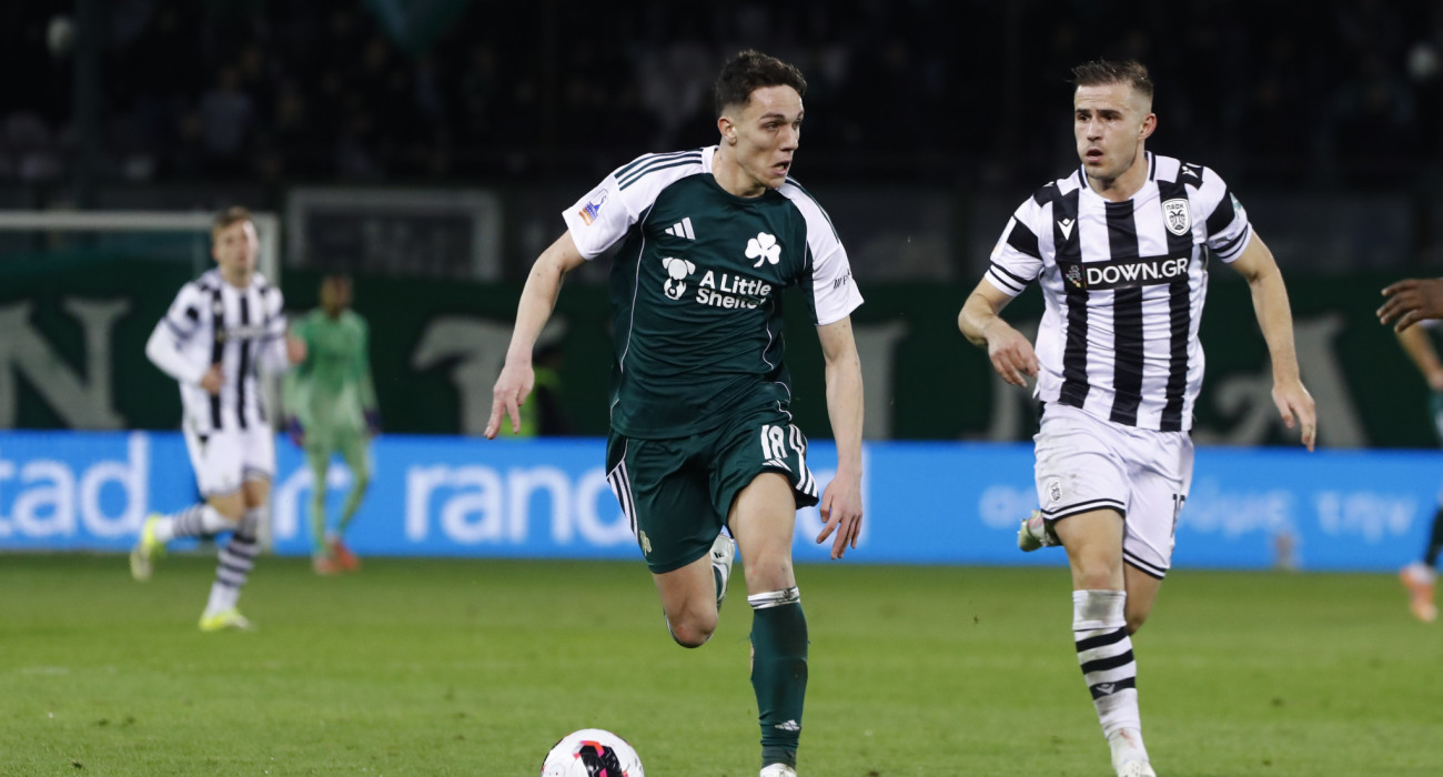 Στιγμιότυπο από ματς Παναθηναϊός - ΠΑΟΚ για το Κύπελλο Ελλάδας Betsson / Πηγή: Eurokinissi