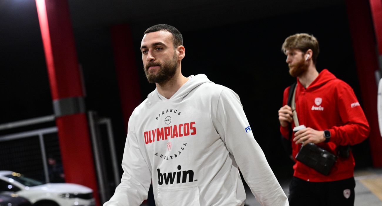 Ο Όμηρος Νετζήπογλου στη 12άδα του Ολυμπιακού ενόψει Βίρτους / Πηγή: Eurokinissi