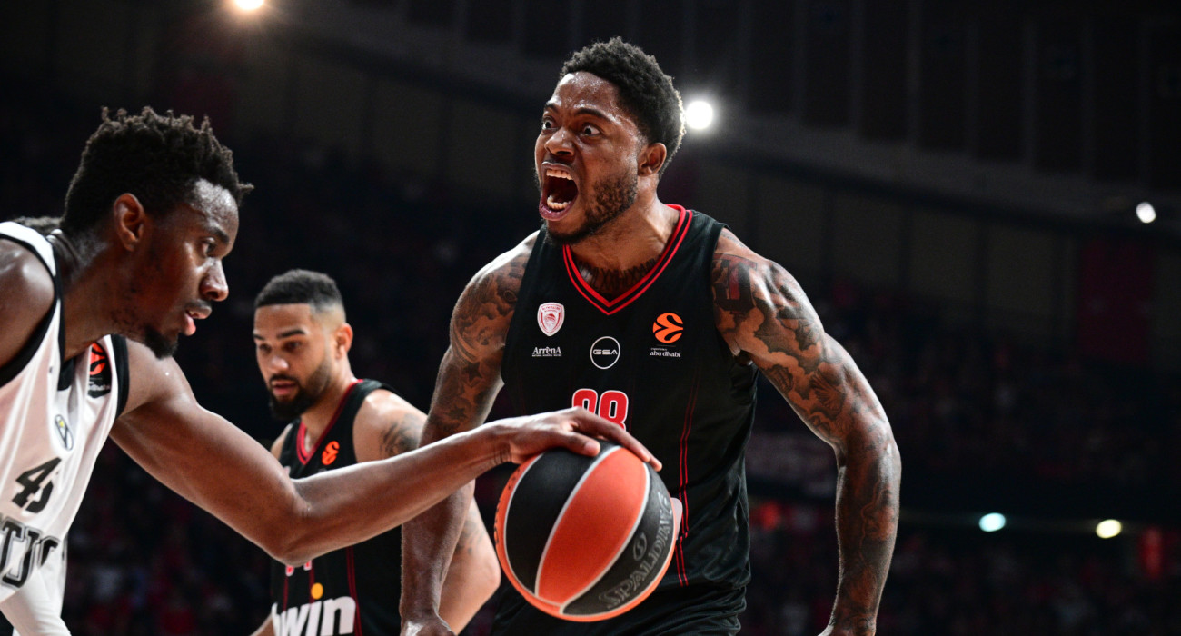 Ο Ταϊρίκ Τζόουνς ξεσπά μετά από εντυπωσιακό κάρφωμα - Πηγή: Eurokinissi