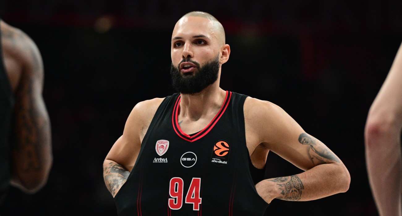 Ο Εβάν Φουρνιέ το ματς του Ολυμπιακού με τη Βίρτους/Πηγή: Eurokinissi