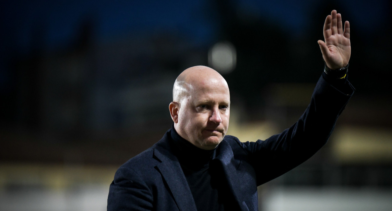 Ο Μάρκο Νίκολιτς κατά τη διάρκεια του αγώνα Πανσερραϊκός - ΑΕΚ / Πηγή: Eurokinissi