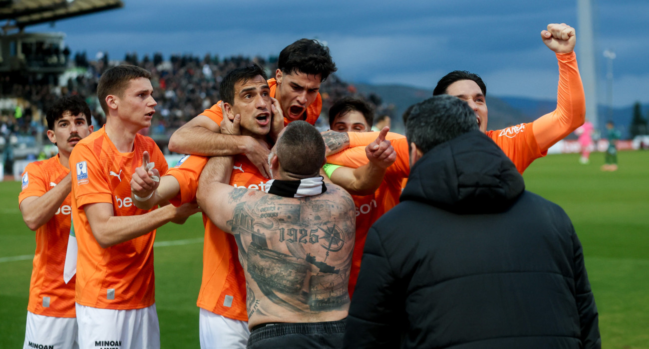 Ο αρχηγός του ΟΦΗ, Βασίλης Λαμπρόπουλος οδήγησε τους Κρητικούς στον τελικό του Κυπέλλου / Πηγή: Intime