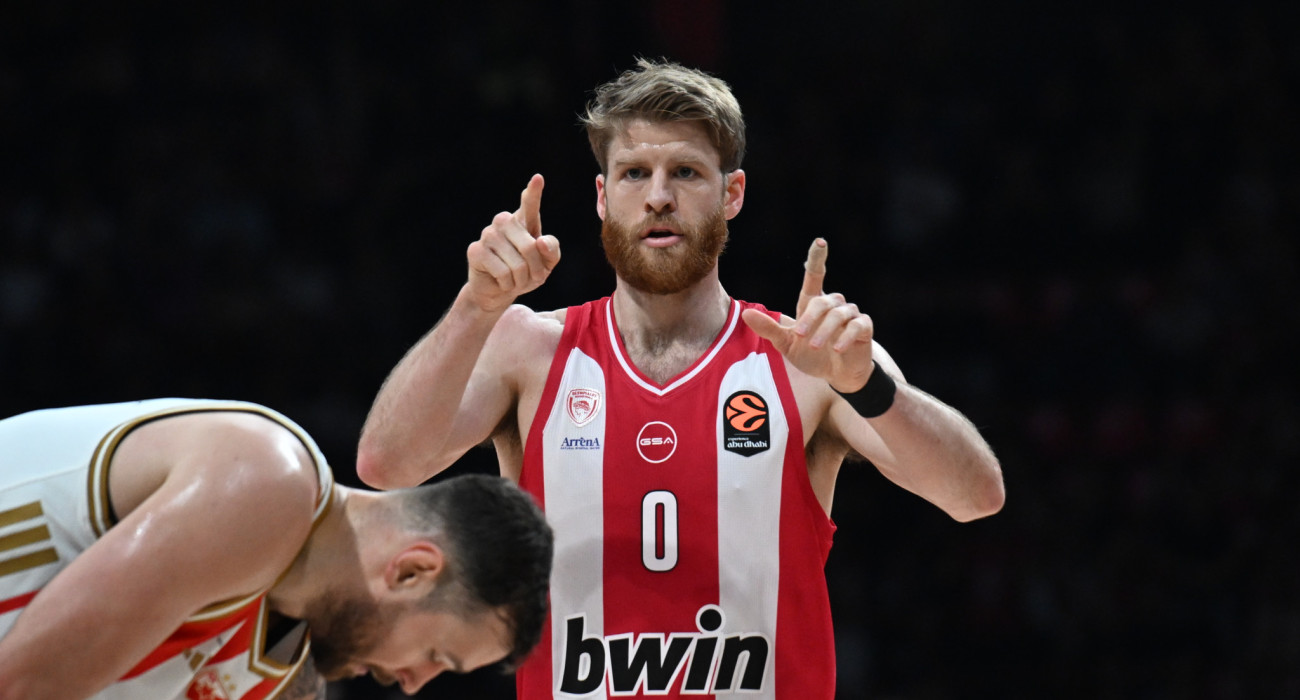 Ο φοβερός και τρομερός, Τόμας Γουόκαπ στο παιχνίδι του Ολυμπιακού με τον Ερυθρό Αστέρα, Πηγή: Eurokinissi