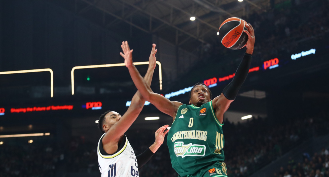 Ο Τι Τζέι Σορτς κομβικός στο πρώτο ημίχρονο για τον Παναθηναϊκό, Πηγή: Eurokinissi