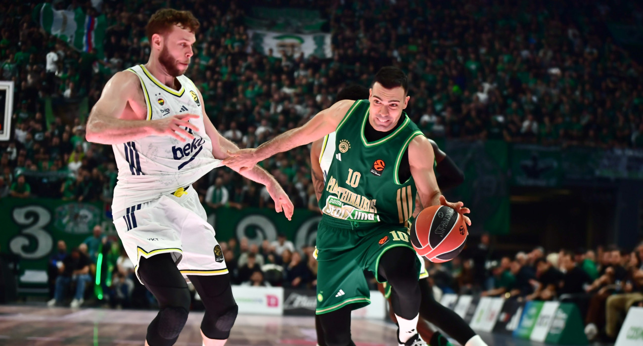 Ο Κώστας Σλούκας στο παιχνίδι του Παναθηναϊκού με τη Φενέρμπαχτσε, Πηγή: Eurokinissi