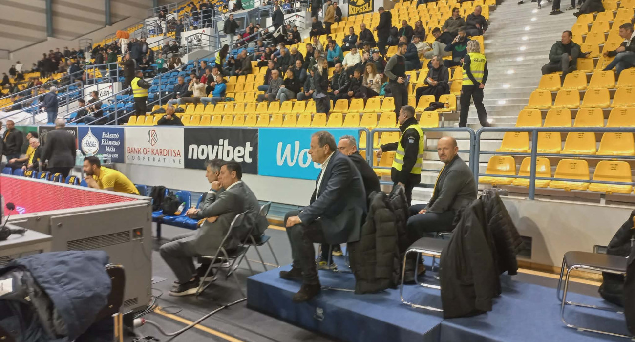 Ο Μάκης Αγγελόπουλος στην Καρδίτσα - Πηγή: Athletiko