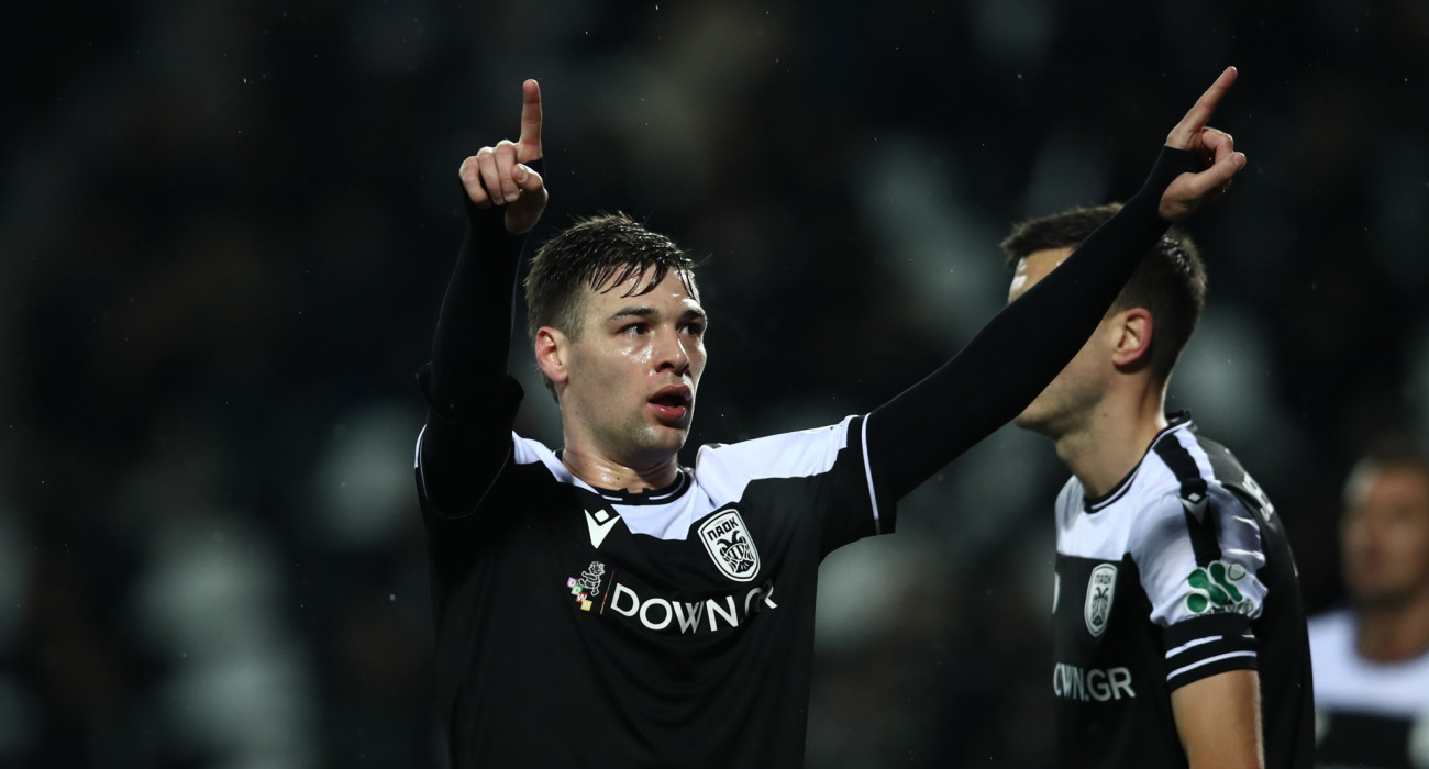 Ο Αλεσάντρο Βολιάκο πέτυχε το 4-1 κόντρα στον Πανσερραϊκό / Πηγή: Eurokinissi