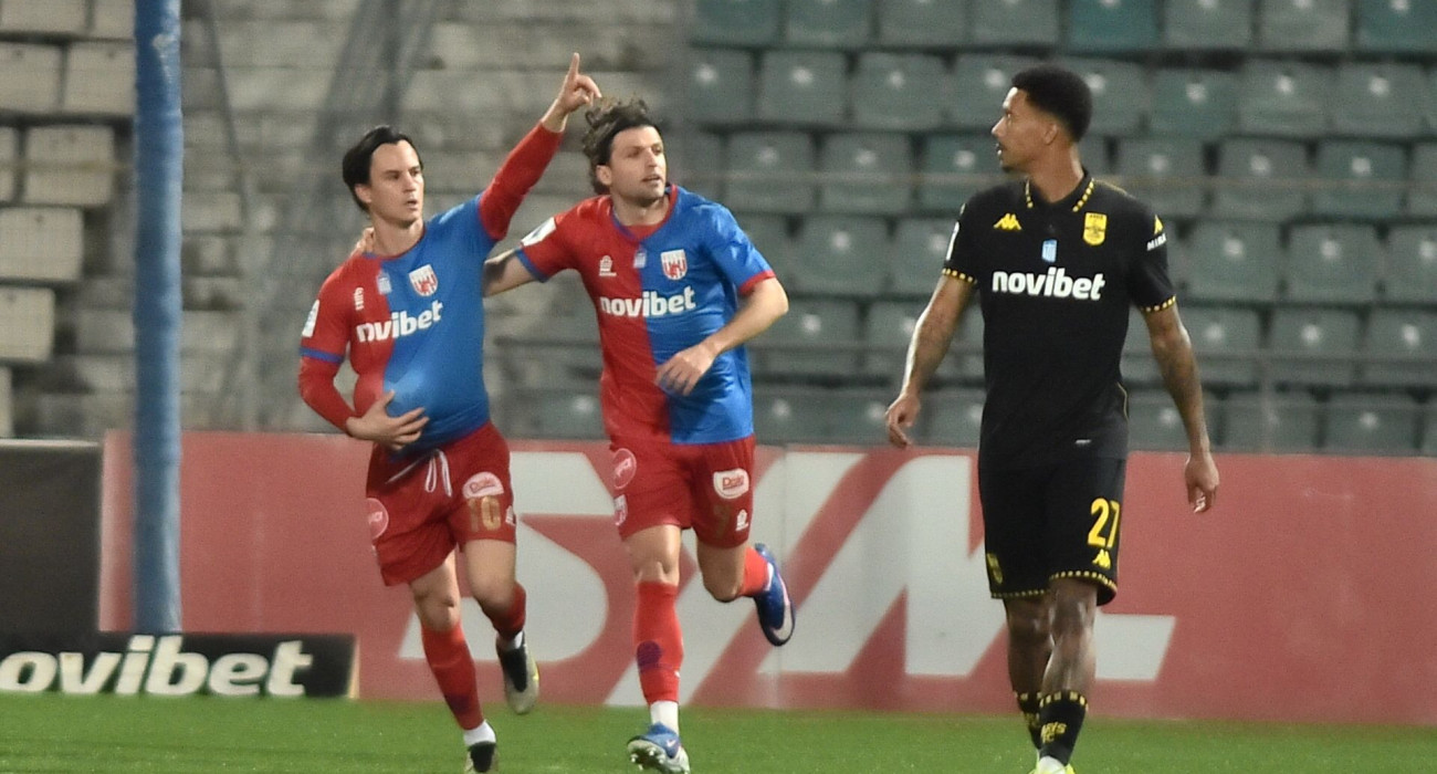 Ο Χουάνπι του Βόλου ισοφάρισε σε 1-1 τον Άρη με εκτέλεση πέναλτι / Πηγή: Eurokinissi