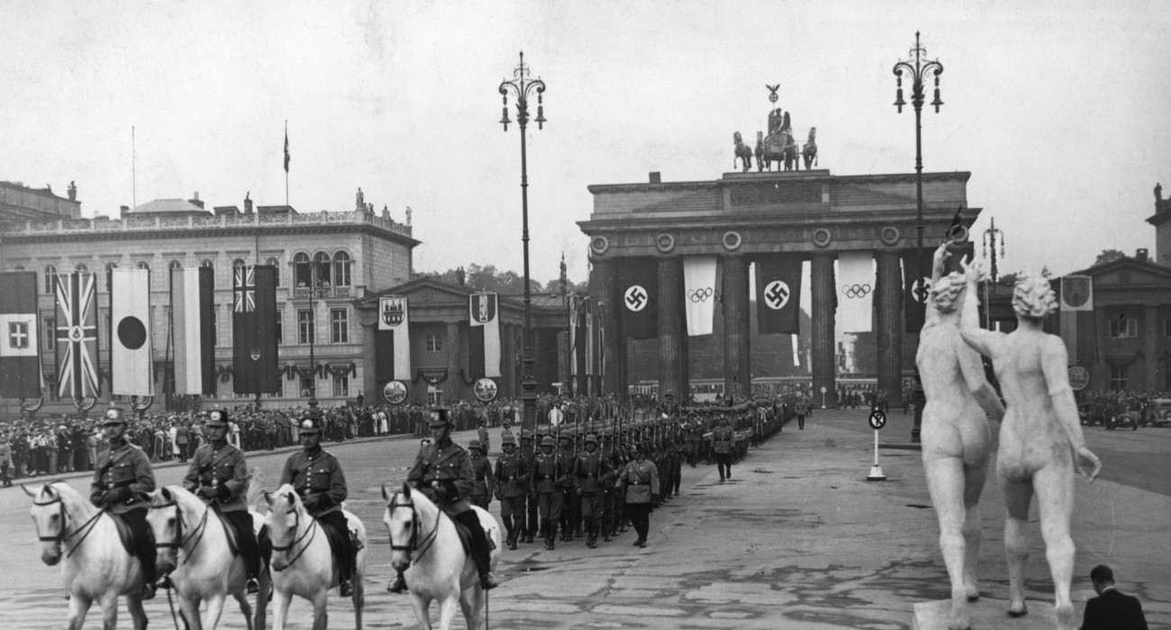 Το Βερολίνο στην τελετή έναρξης των Ολυμπιακών Αγώνων του 1936 / Πηγή: Bettmann / Getty Images