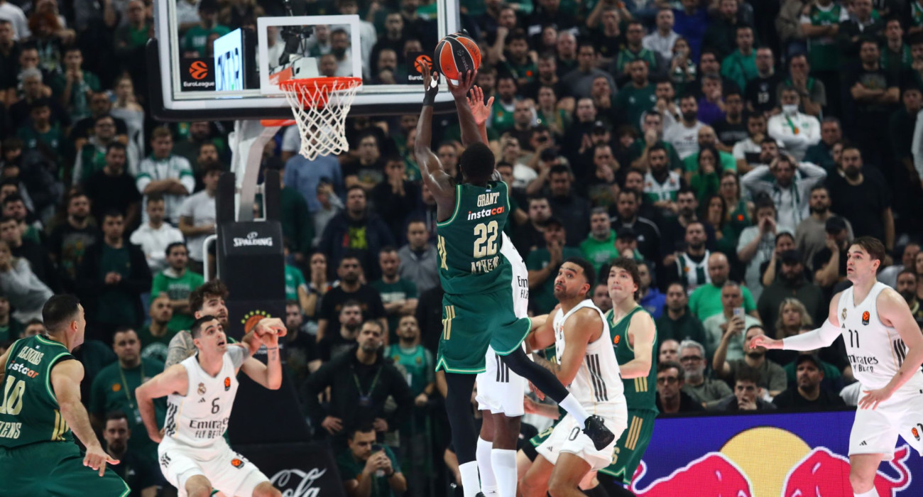 Παναθηναϊκό έπος... γενεθλίων κόντρα στη Ρεάλ, με clutch Γκραντ και παλικάρι Σλούκα!