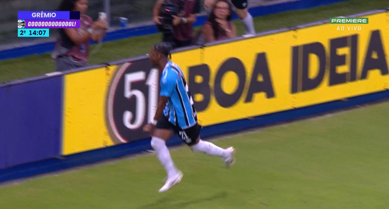 Ο Τετέ πέτυχε το πρώτο του γκολ με την Γκρέμιο / Screenshot