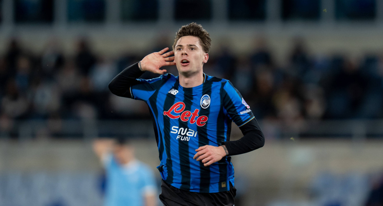 Ο Νίκολα Ζαλέφσκι πανηγυρίζει το γκολ του απέναντι στη Λάτσιο / Πηγή: Imago