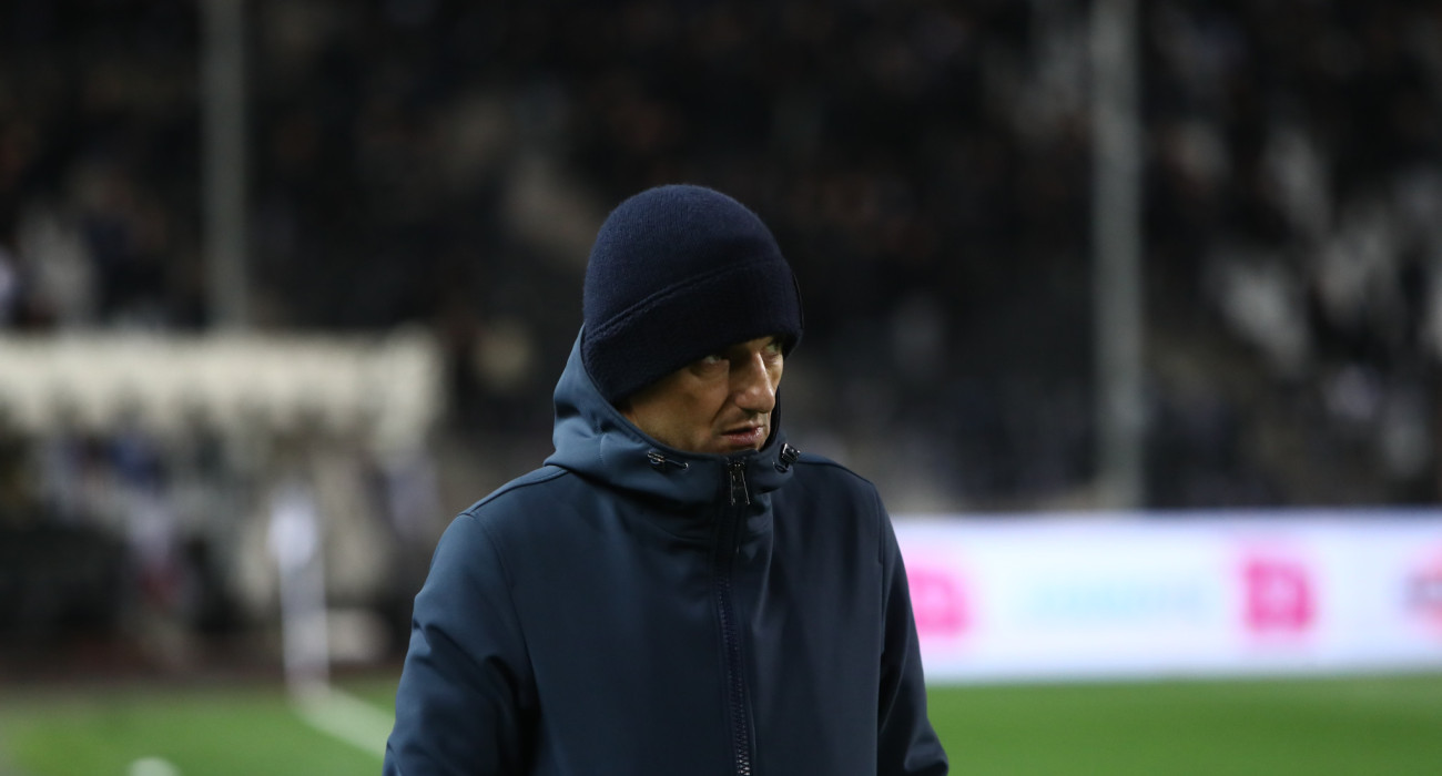 Ο Ράζβαν Λουτσέσκου μετά τη νίκη πρόκριση του ΠΑΟΚ επί του Παναθηναϊκού / Πηγή: Eurokinissi