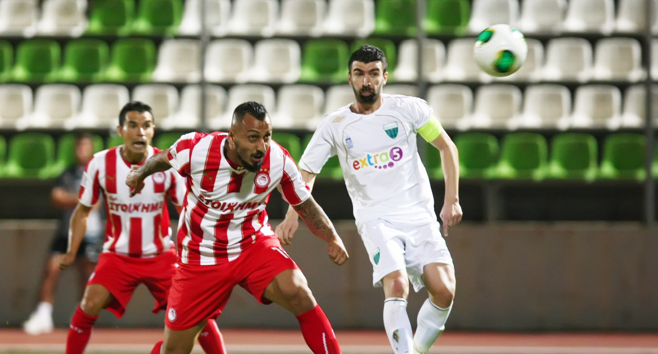 Ο Κώστας Μήτρογλου είχε πετύχει χατ τρικ στο εμφατικό 5-0 του Ολυμπιακού κόντρα στον Λεβαδειακό το 2013 / Πηγή: Intime