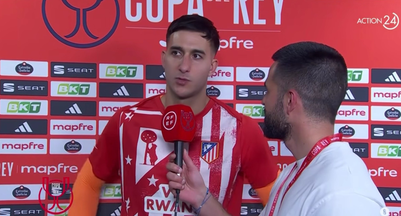 Ο Χουάν Μούσο στην κάμερα του Athletiko / Screenshot