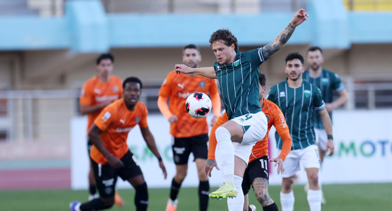 Στιγμιότυπο από τον πρώτο ημιτελικό Κυπέλλου Ελλάδας Betsson ΟΦΗ - Λεβαδειακός / Πηγή: Intim