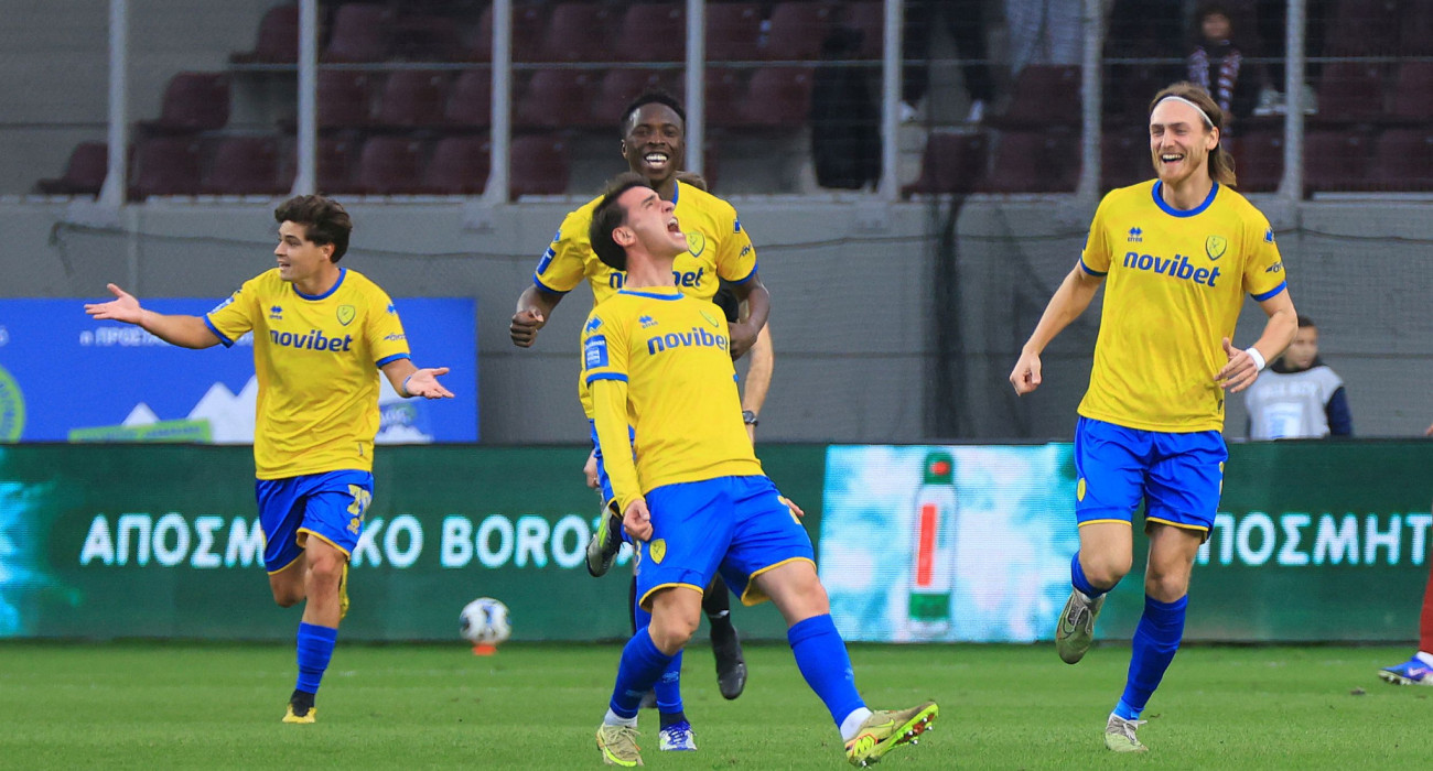 Ο Εστεμπάν σημείωσε ένα απίθανο γκολ στο AEL FC Arena / Πηγή: Intime