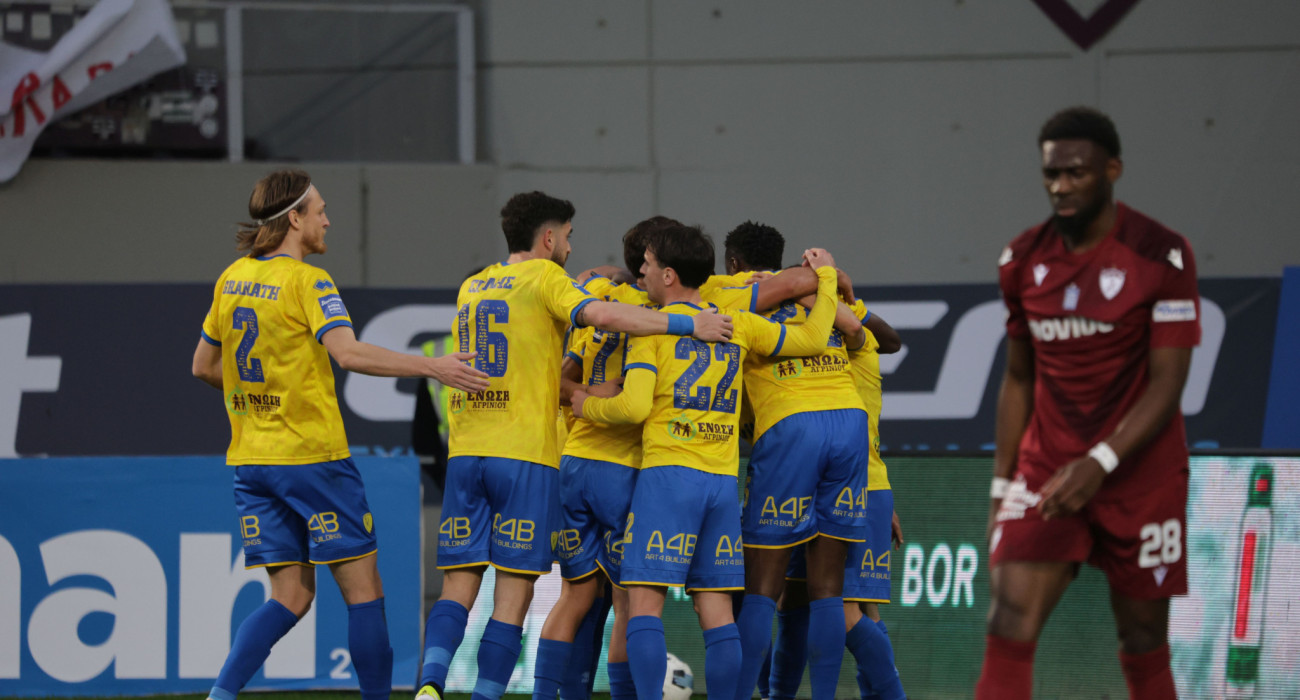 Ο Παναιτωλικός ήταν καταιγιστικός στο AEL FC Arena και διέσυρε την ΑΕΛ Novibet / Πηγή: Eurokinissi