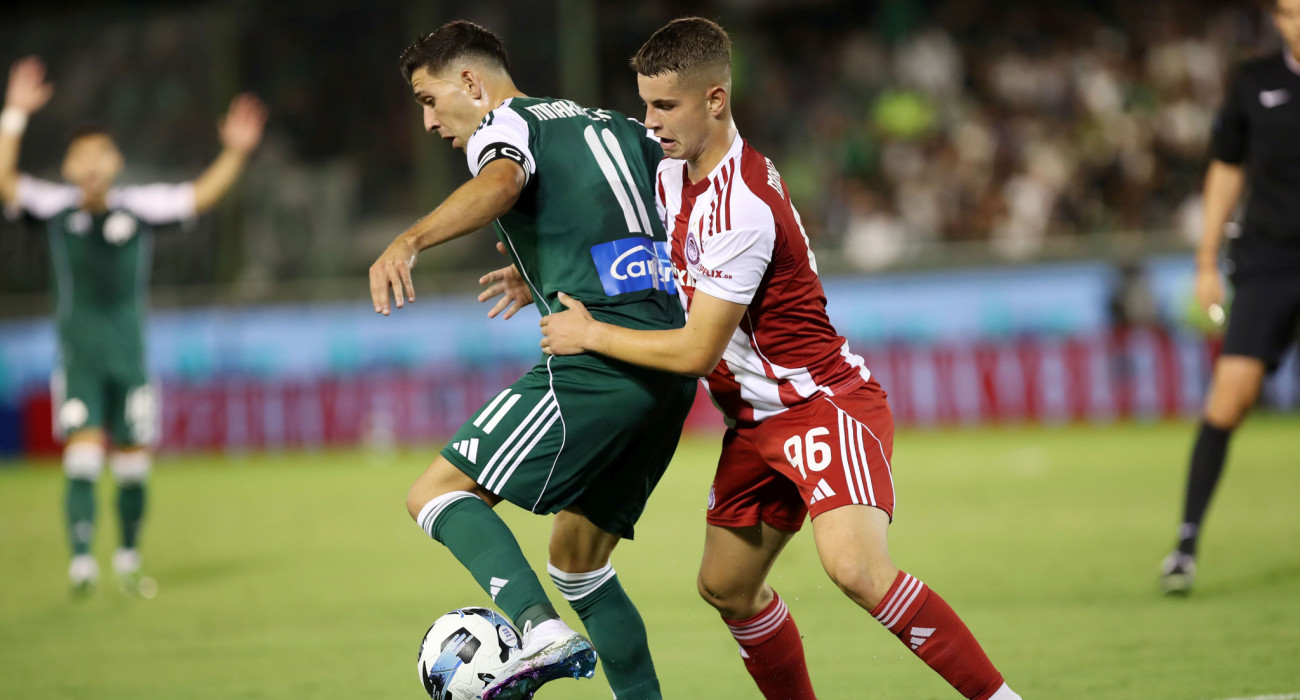 Στιγμιότυπο από το παιχνίδι Παναθηναϊκός - Ολυμπιακός στον πρώτο γύρο της Stoiximan Super League / Πηγή: Intime