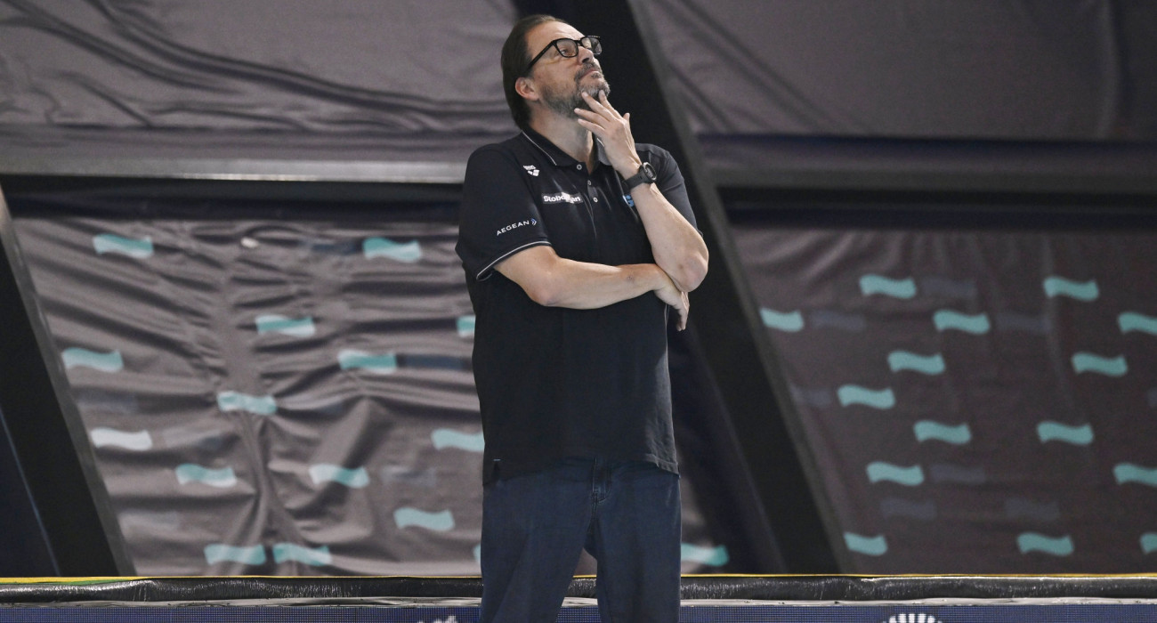 Ο Χάρης Παυλίδης στον μικρό τελικό της Ελλάδας με την Ιταλία στο Ευρωπαϊκό Πρωτάθλημα πόλο / Πηγή: Intime