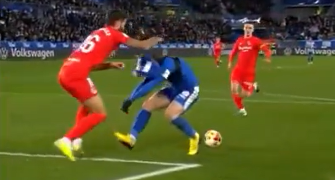 Ένα από τα πιο παράξενα πέναλτι στο Copa del Rey / Screenshot