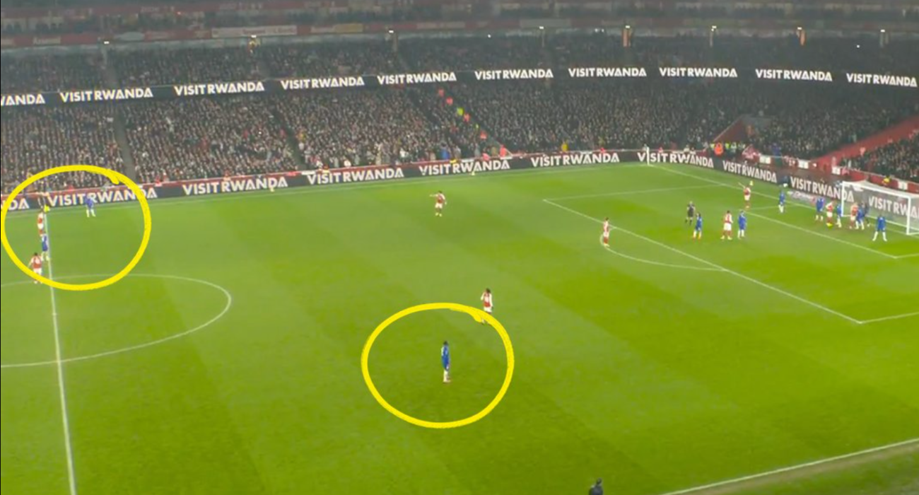 Η φάση που η Άρσεναλ έχει κερ΄δισει κόρνερ / Screenshot