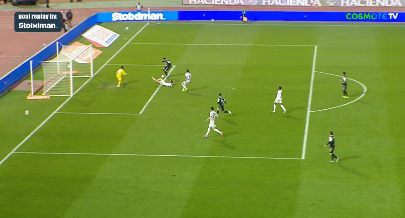 Η Σενγκέλια από κοντά πέτυχε το 3-2 του ΟΦΗ κόντρα στον Λεβαδειακό / Screenshot