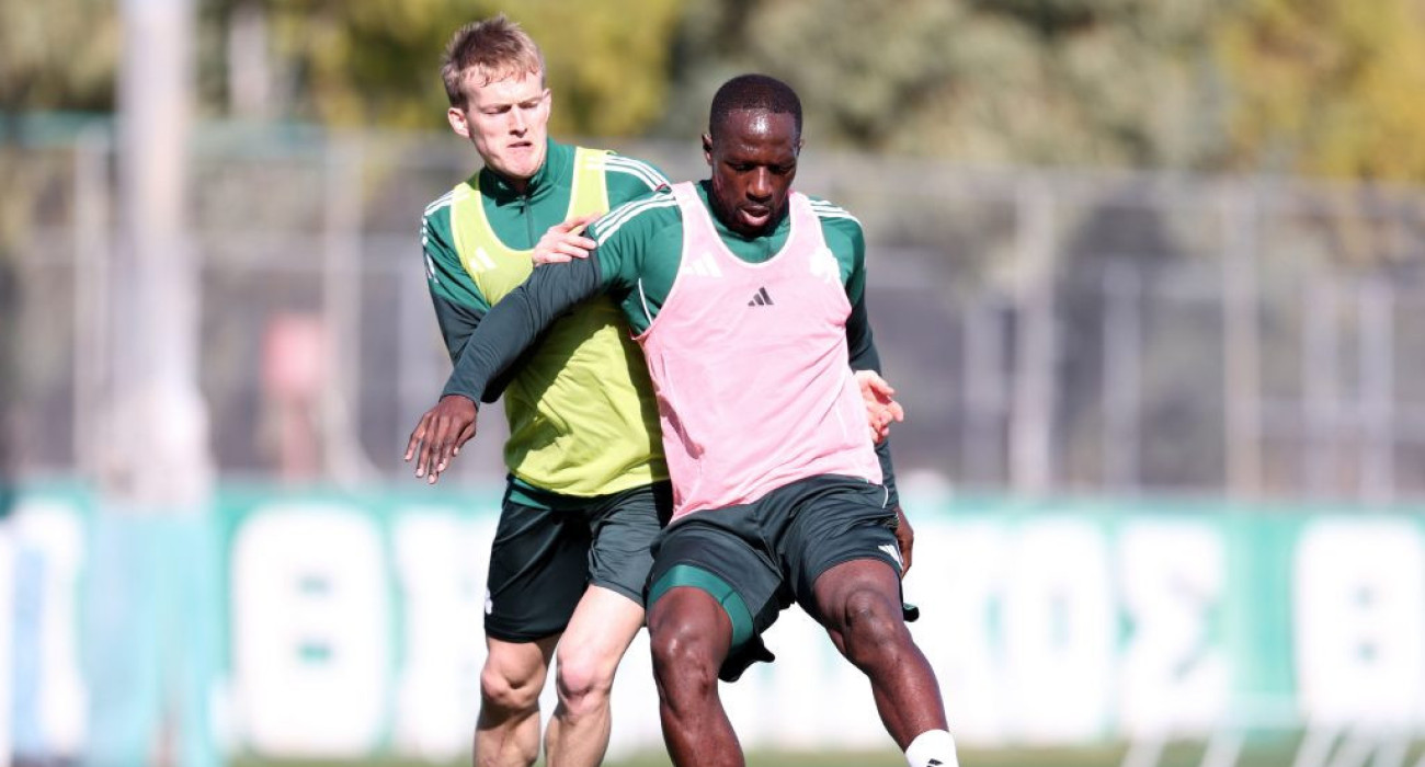 Ο Μούσα Σισοκό σε προπόνηση του Παναθηναϊκού / Πηγή: pao.gr