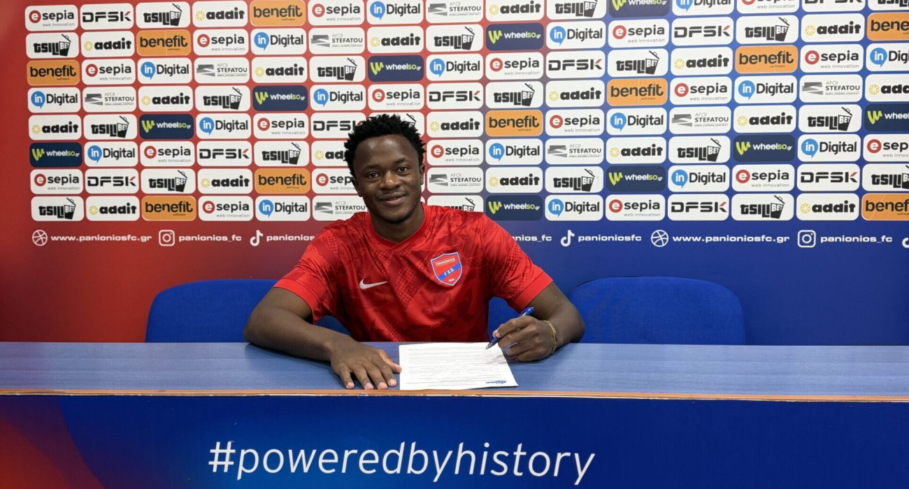 Ο 20χρονος Καμερουνέζος εξτρέμ Ούλριχ Φοκάμ μετακινήθηκε από τον Παναργειακό στον Πανιώνιο / Πηγή: Panioniosfc