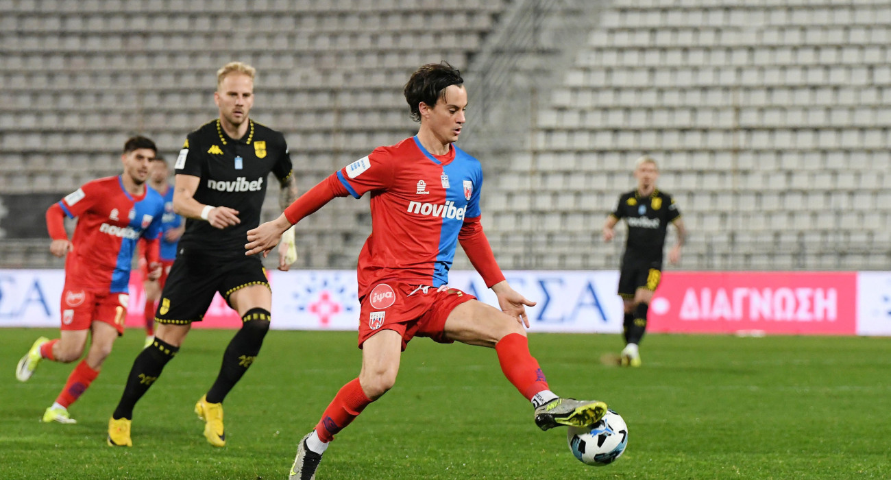 Στιγμιότυπο από την αναμέτρηση Βόλος - Άρης / Πηγή: Intim