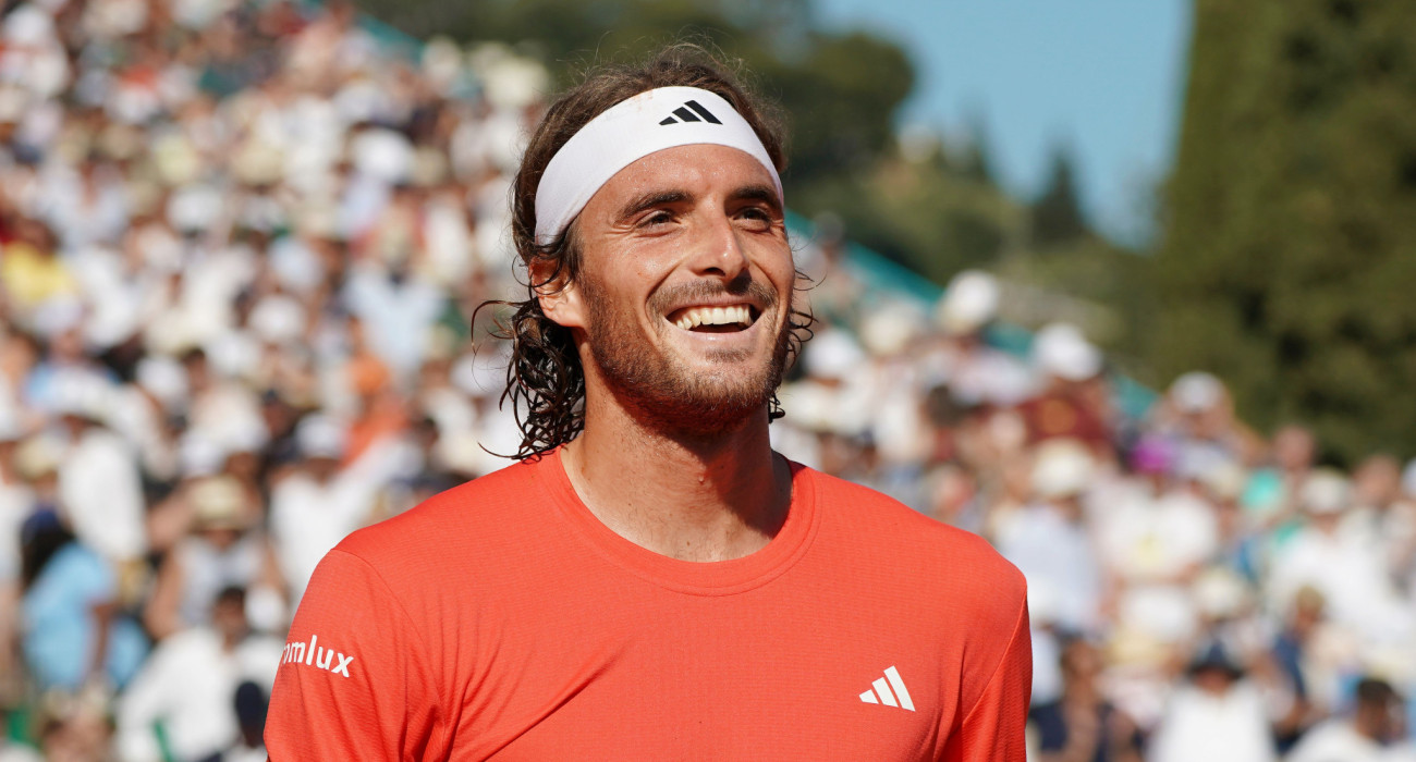 Ο Στέφανος Τσιτσιπάς πανηγυρίζει / Πηγή: InTime