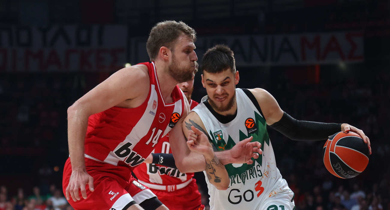 Ο Ολυμπιακός αντιμετωπίζει τη Ζαλγκίρις Κάουνας για την 29η αγωνιστική της EuroLeague/Πηγή: Eurokinissi