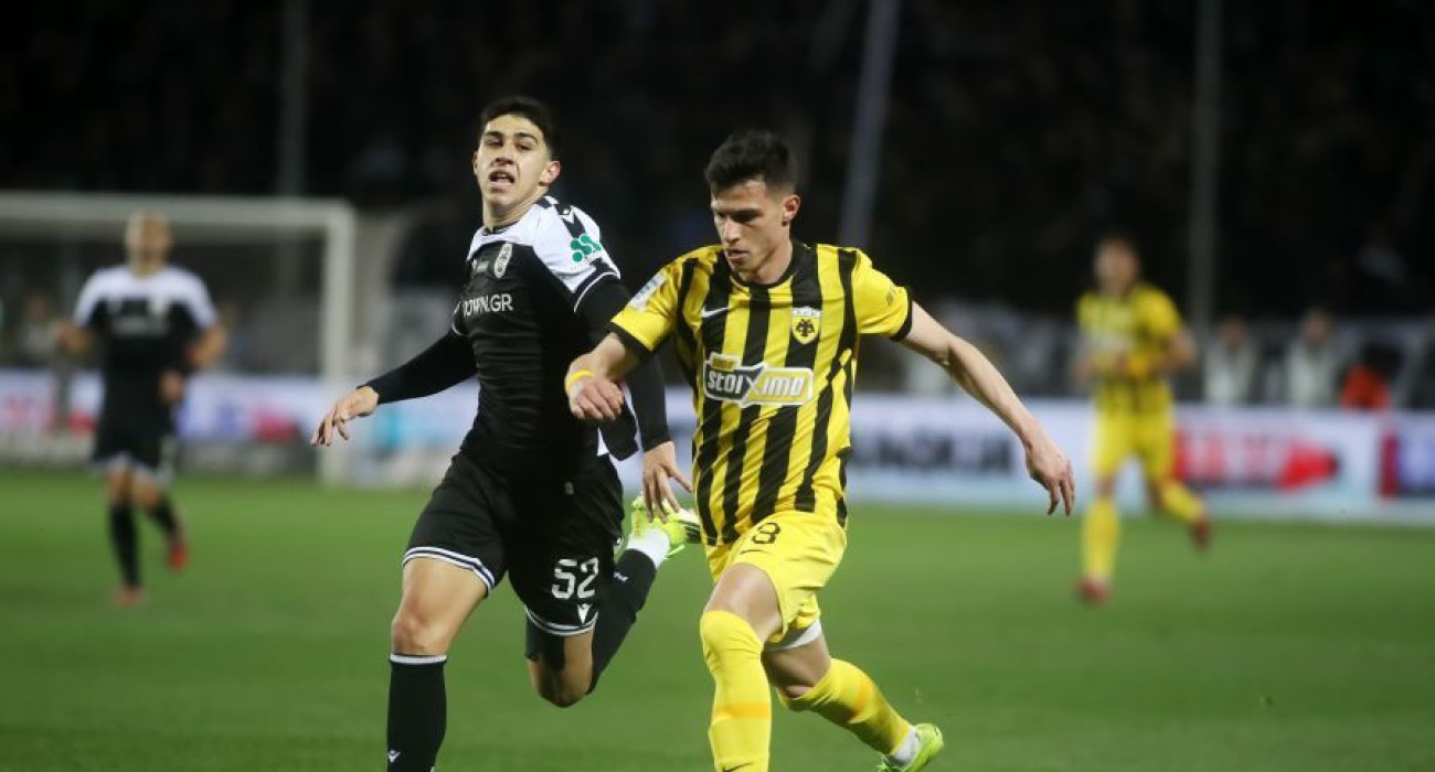 Ο Σταύρος Πήλιος στο ΠΑΟΚ-ΑΕΚ / Πηγή: Intime