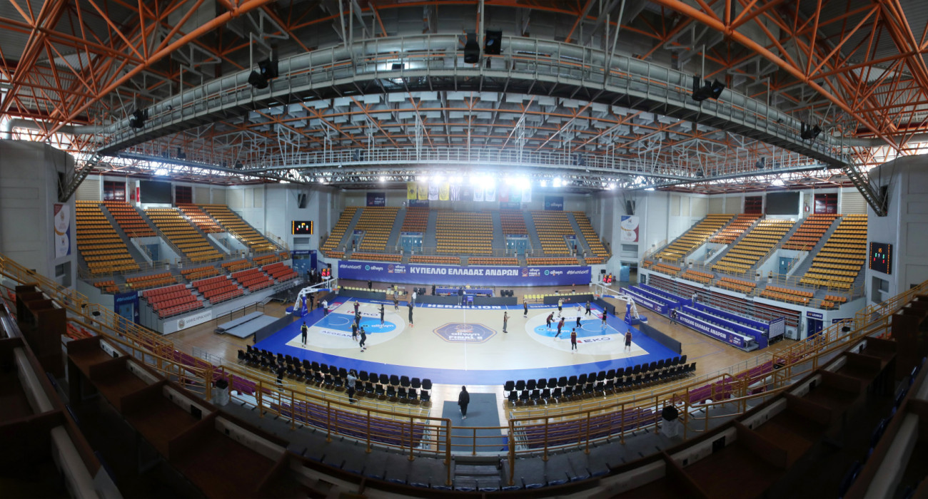 Το κλειστό γυμναστήριο «Δύο Αοράκια» / Πηγή: ΙΝΤΙΜΕ