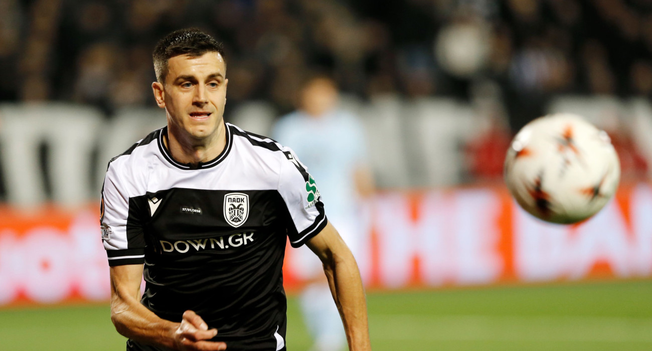 Ο Αλεξάντερ Γερεμέγεφ στον αγώνα του ΠΑΟΚ με τη Θέλτα / Πηγή: Intime