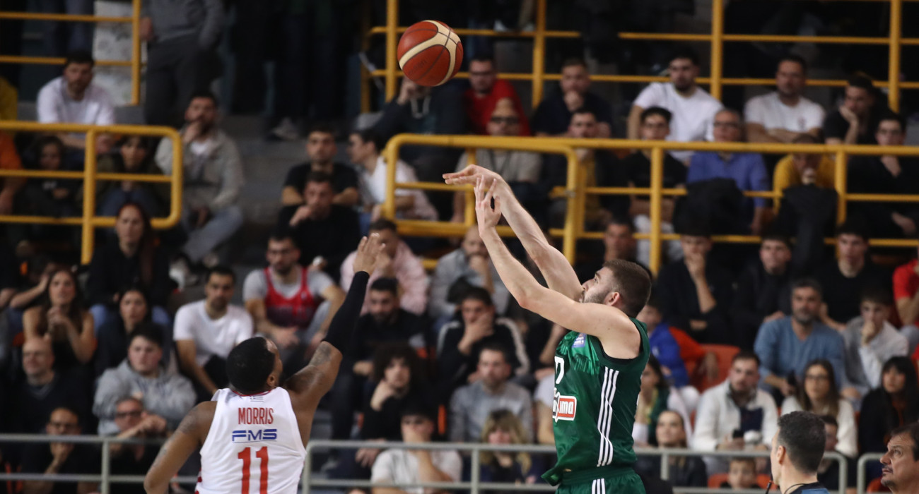 Ο Νίκος Ρογκαβόπουλος έκανε τη διαφορά για τον Παναθηναϊκό κόντρα στον Ολυμπιακό, Πηγή: Intime