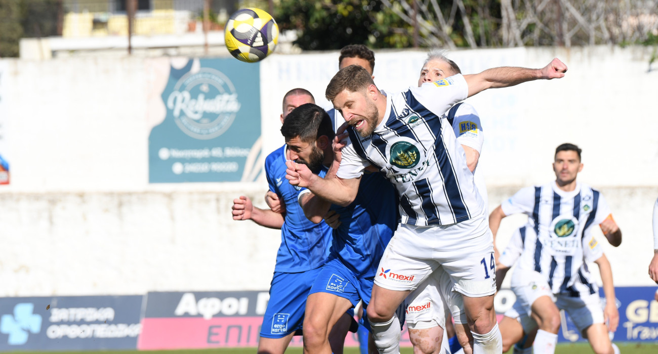 Στιγμιότυπο από την αναμέτρηση της Νίκης Βόλου με τον Ηρακλή / Πηγή: InTime