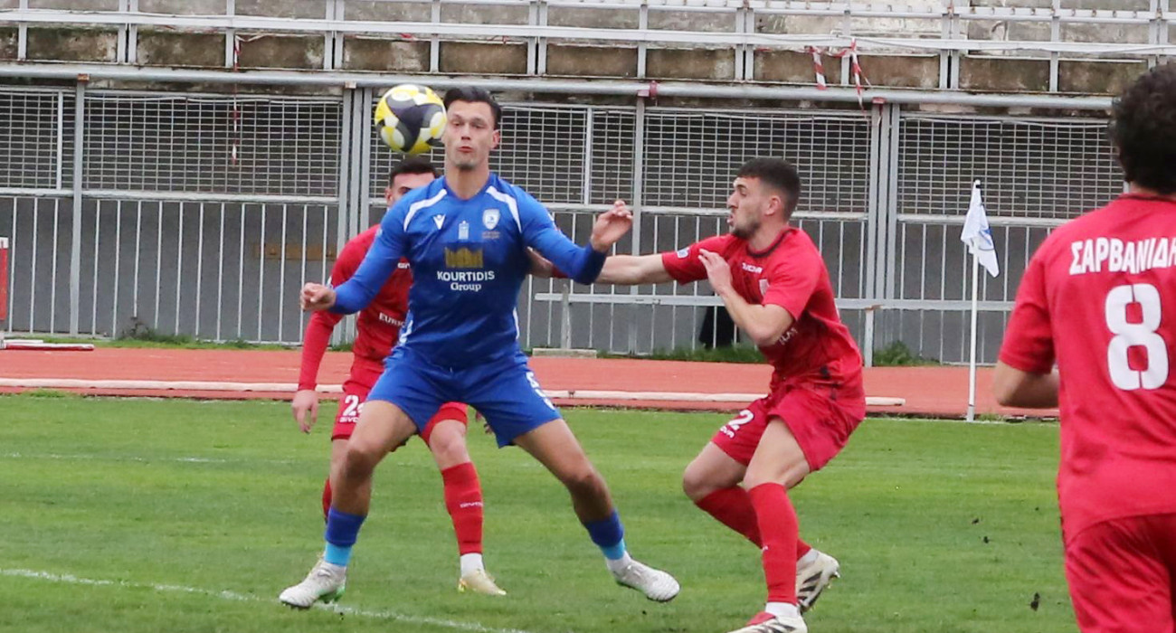 Στιγμιότυπο από την αναμέτρηση της Καβάλας με τον Καμπανιακό / Πηγή: Intime
