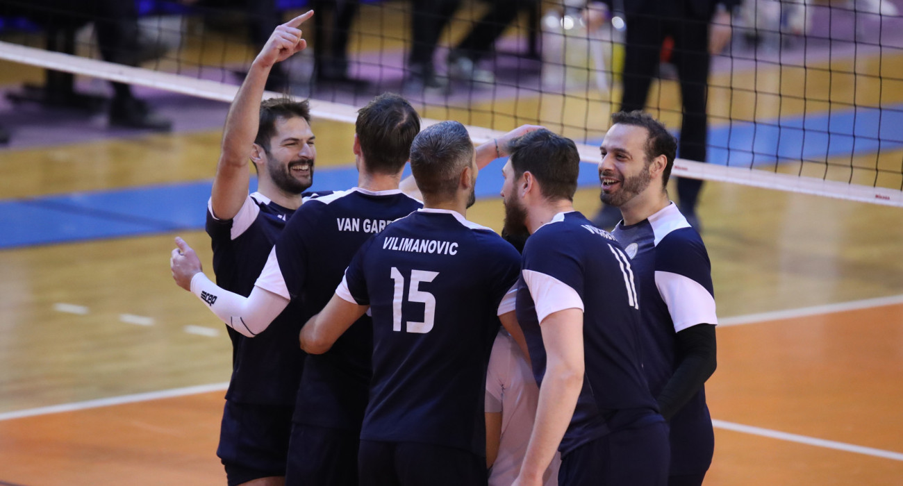 Οι πανηγυρισμοί της ομάδας του Φλοίσβου απέναντι στον Μίλωνα / Πηγή: Intime