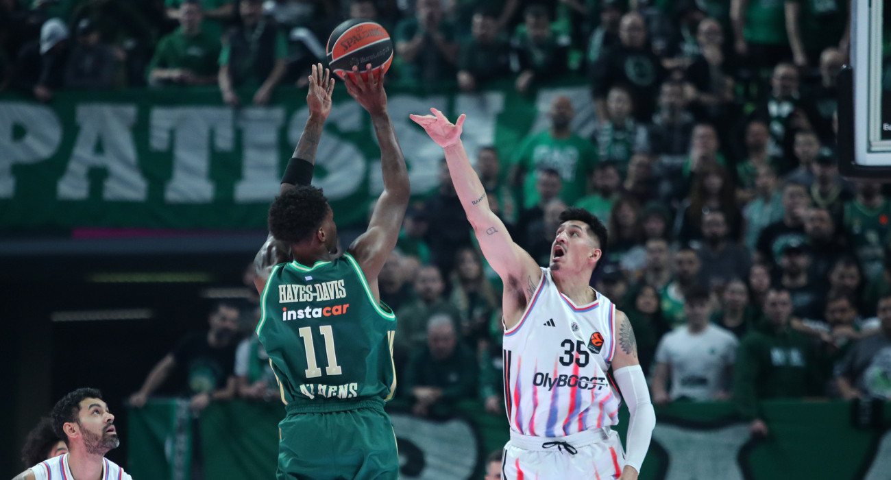 Το πρώτο καλάθι του Νάιτζελ Χέιζ-Ντέιις στην EuroLeague με τον Παναθηναϊκό, ήρθε μέσω τρίποντης εκτέλεσης / Πηγή: ΙΝΤΙΜΕ
