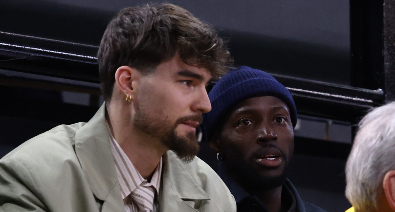 Χουάντσο Ερνανγκόμεθ και Τζέριαν Γκραντ σε αγώνα της Εθνικής μπάσκετ / Πηγή: InTime