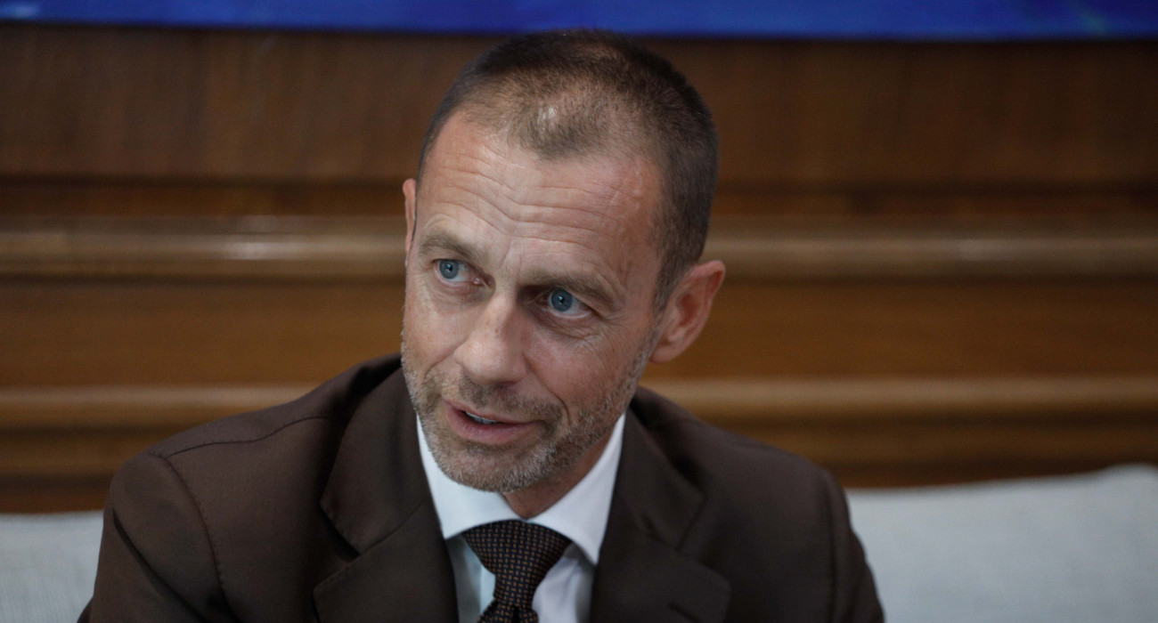 Ο πρόεδρος της UEFA, Αλεξάντερ Τσέφεριν / Πηγή: Eurokinissi